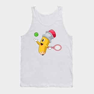 Pencil Tennis Tennis racket Sports Tank Top